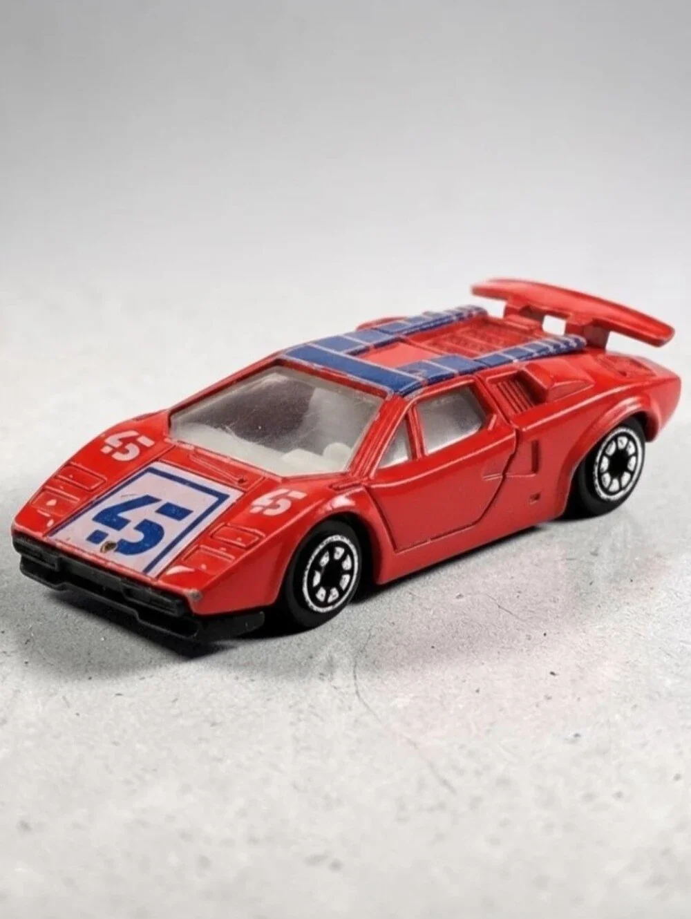 Yatming Lamborghini Countach Tomica Design Red #45 Racing Decals Die-Cast 1:64 T